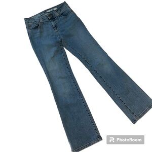 Vintage DKNY Women's SoHo Flare Leg Blue Jeans Size 2S